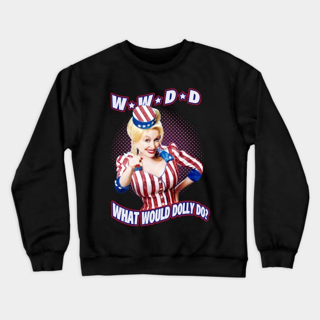 WWDD jolene jolene Crewneck Sweatshirt by CLOSE THE DOOR PODCAST